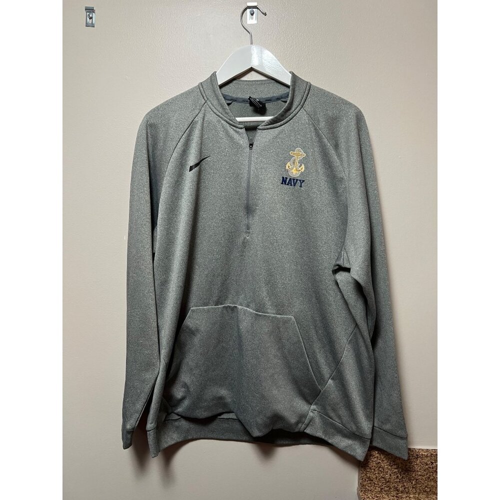 Nike Navy Midshipmen Fleece Pullover - Size‎ XL